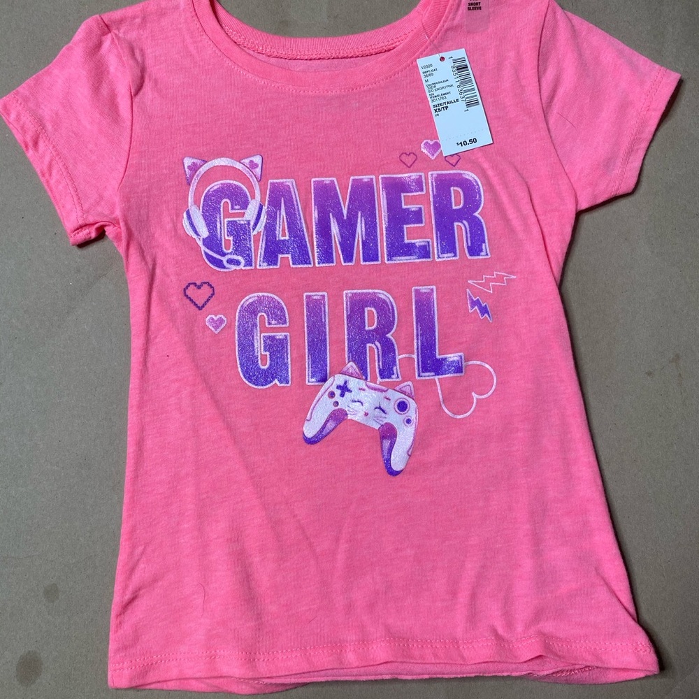 3 children place girls xs (4) t-shirts